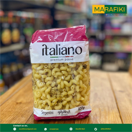 ITALIANO PASTA SERPENTINI 400G