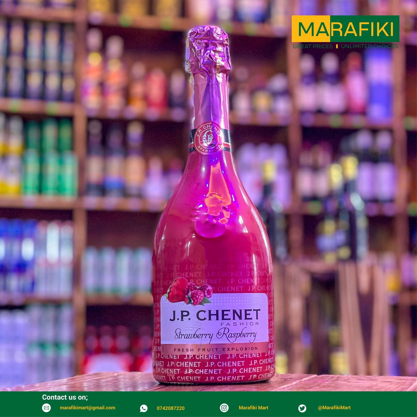 J.P CHENET STRAWBERRY 750MLS