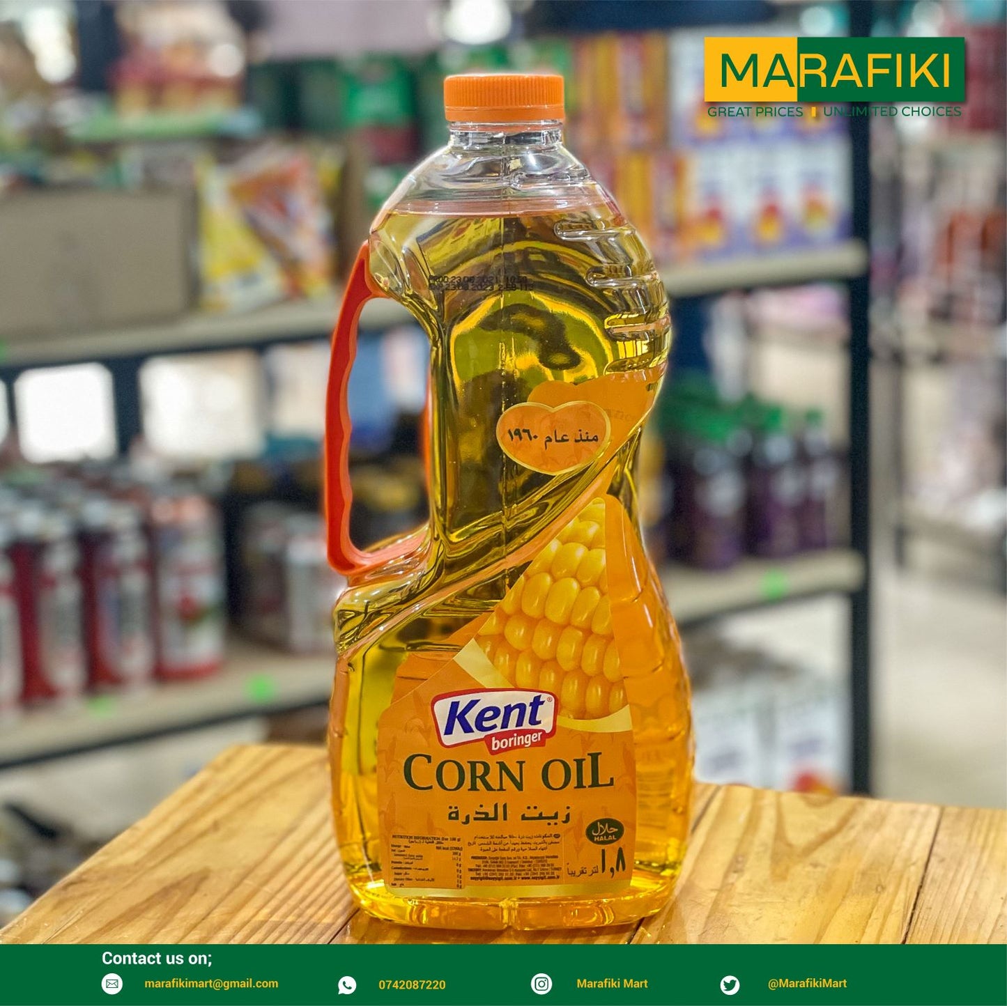 KENT CORN OIL 1.8L