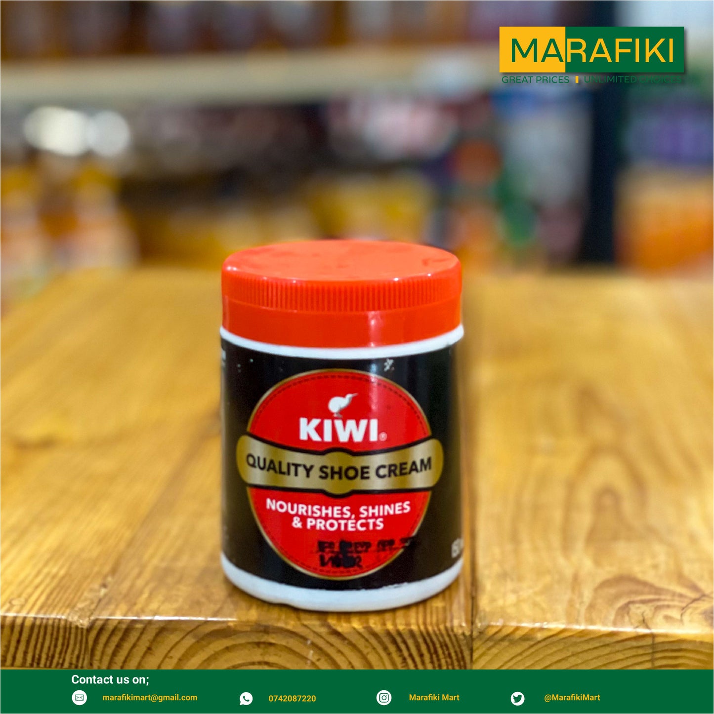 Kiwi Shoe Cream Black 150ml