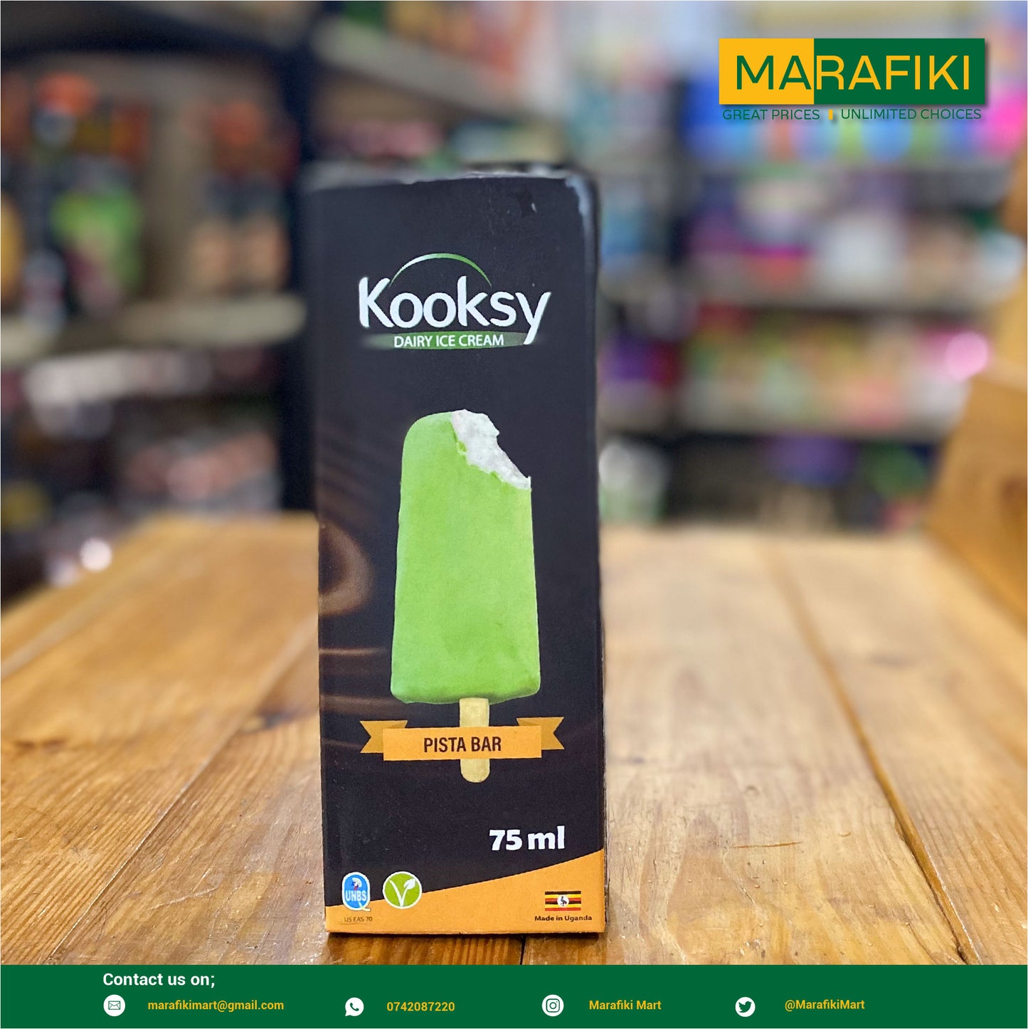 KOOKSY PISTA BAR 75G