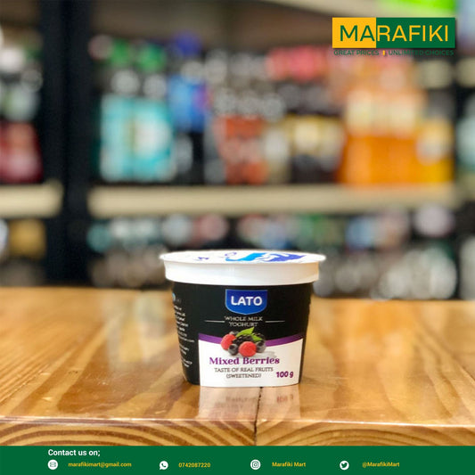 LATO YOGHURT MIXED BERRIES 100G