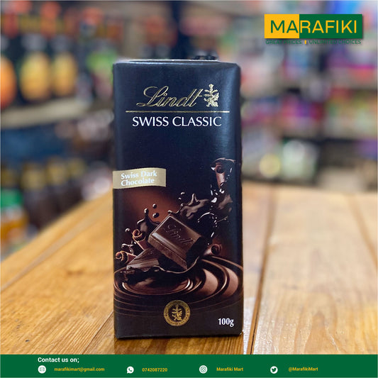 LINDT CLASSIC DARK CHOCOLATE 100GM