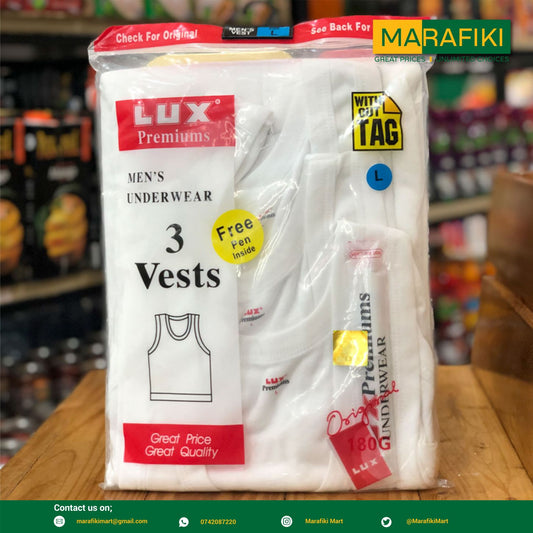 LUX PREMIUM VEST 3 PIECE PACK