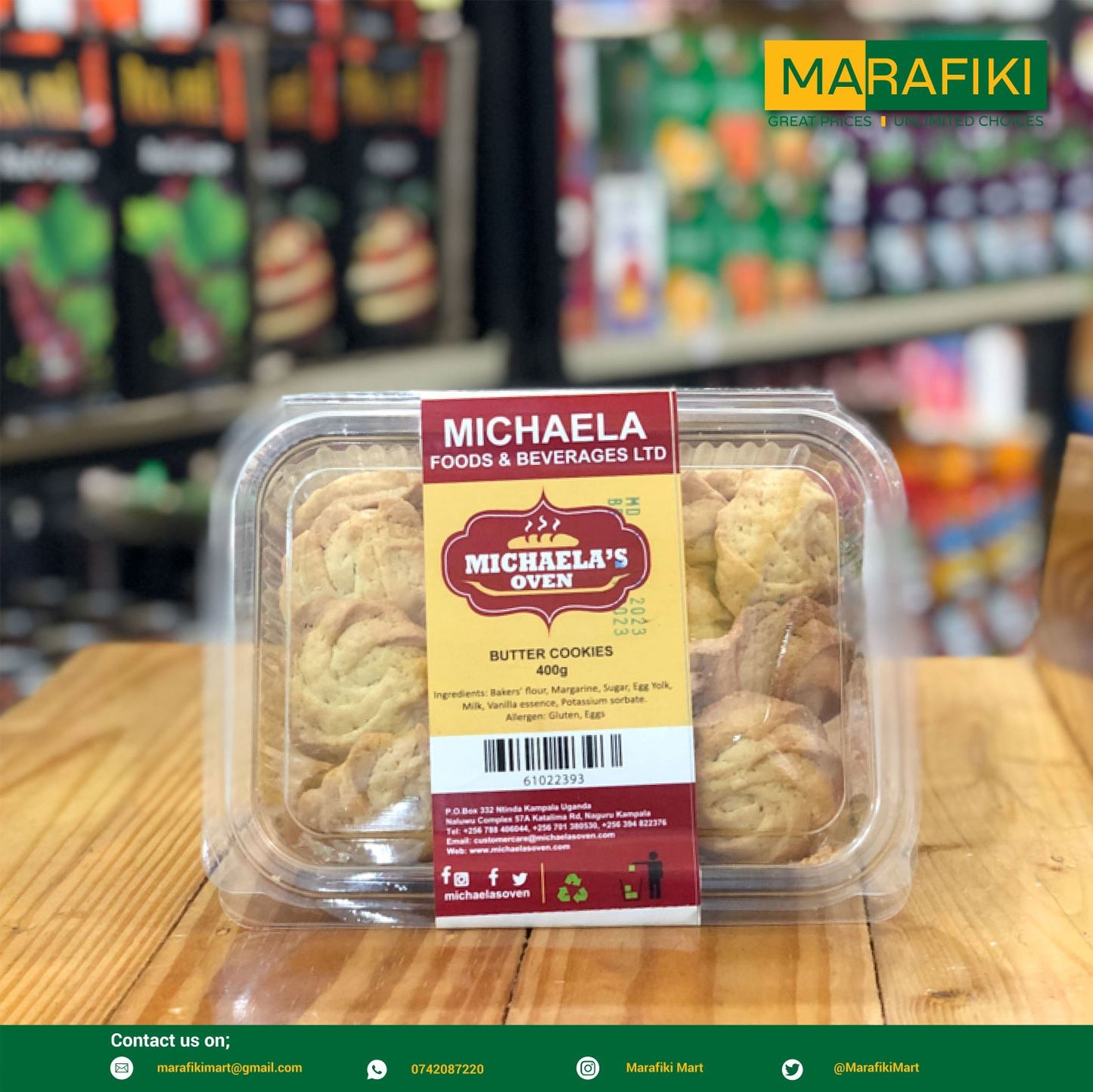 MICHAELA BUTTER COOKIES 400G