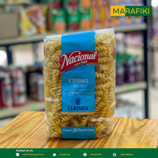 NACIONAL ESPIRAIS FUSILLI 500G