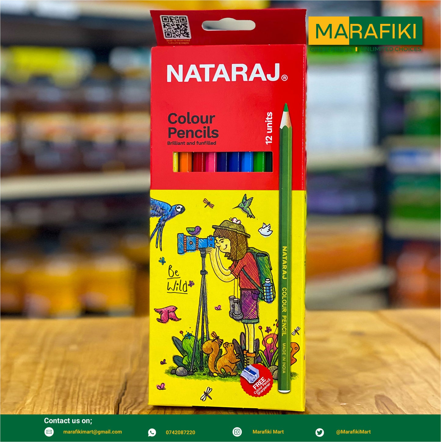 NATARAJ COLOR PENCIL LONG