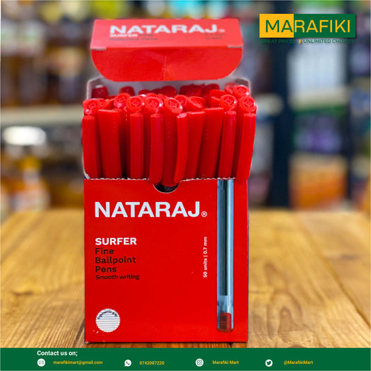 NATARAJ SURFER BALL PEN RED