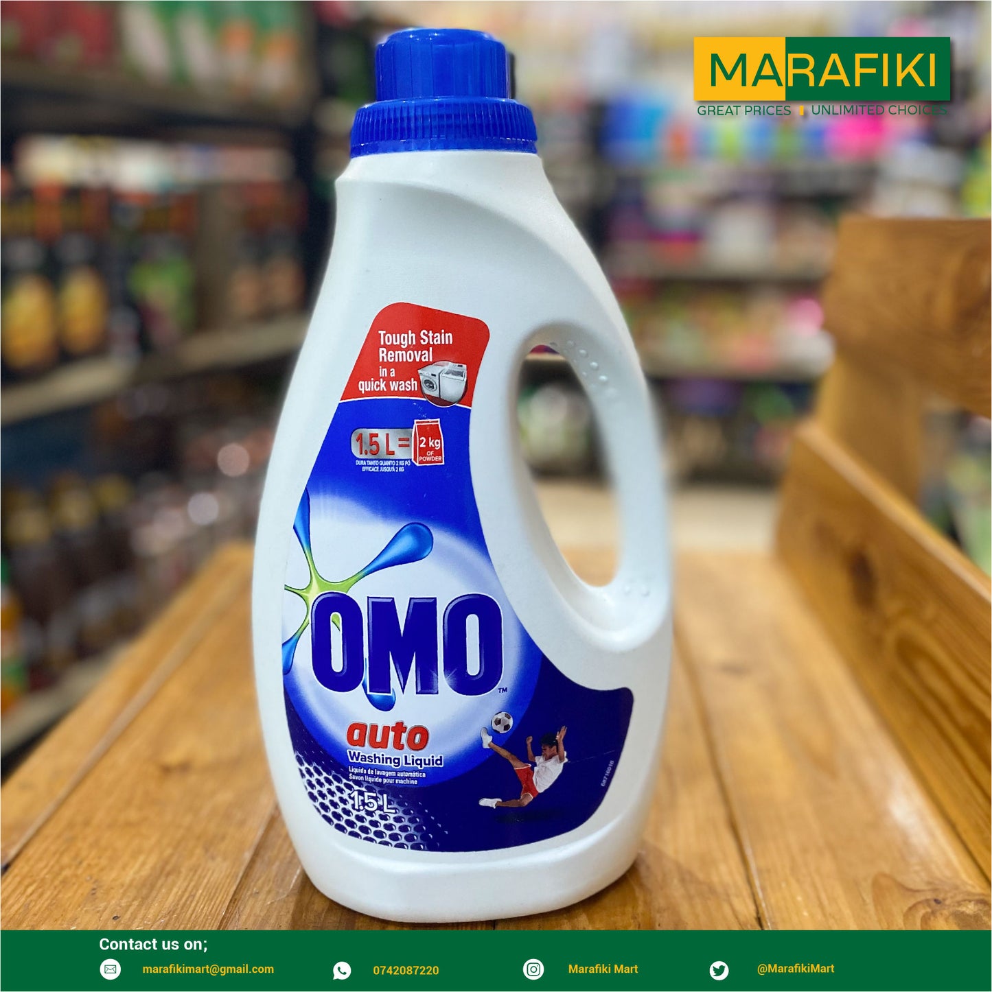 OMO AUTO WASHING LIQUID 1.5L