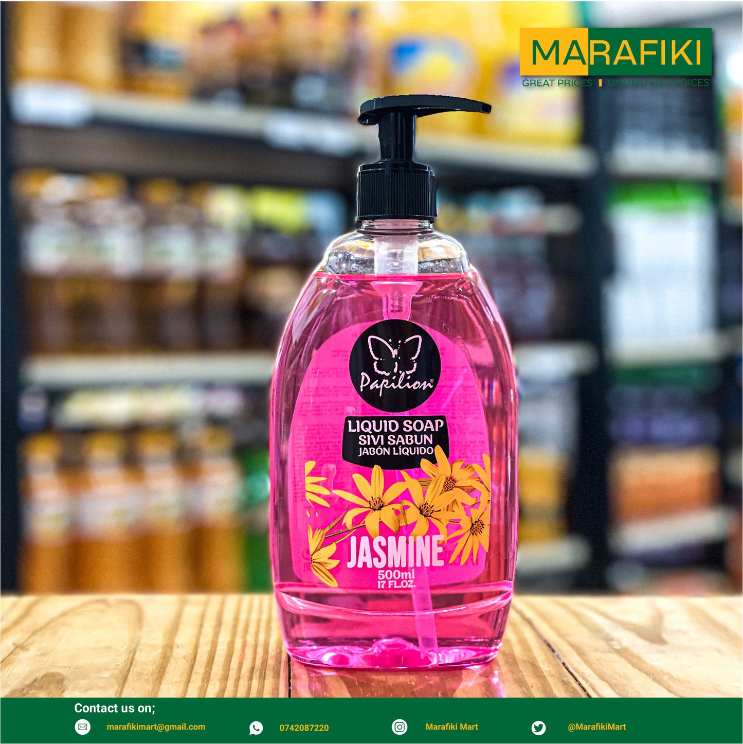 PAPILION HAND WASH JASMINE 500ML