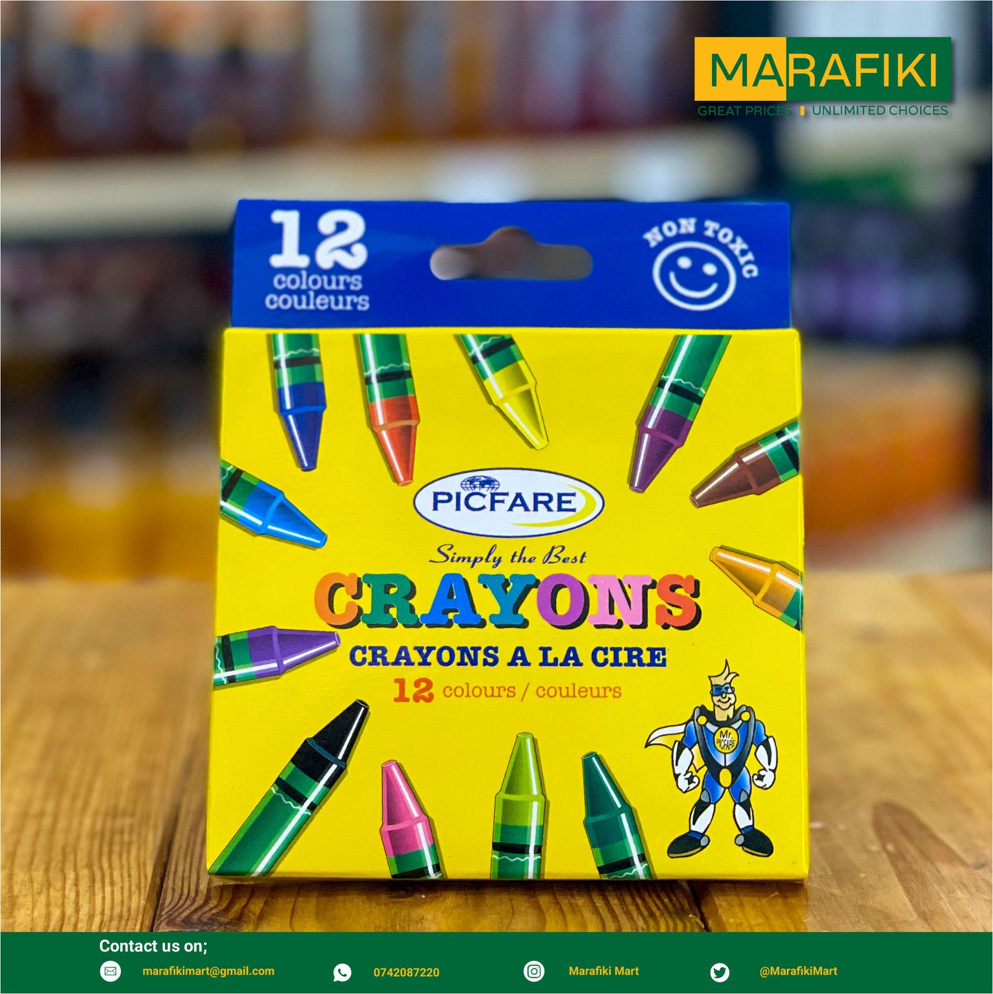 PICFARE CRAYONS SHORT