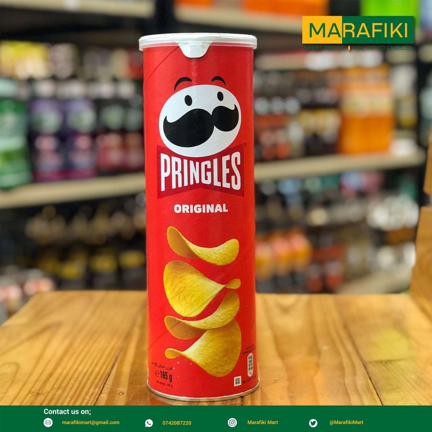 PRINGLES ORIGINAL 165G