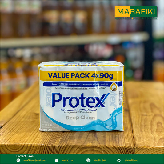 Protex Soap Deep Clean Value Pack 3+1 90g