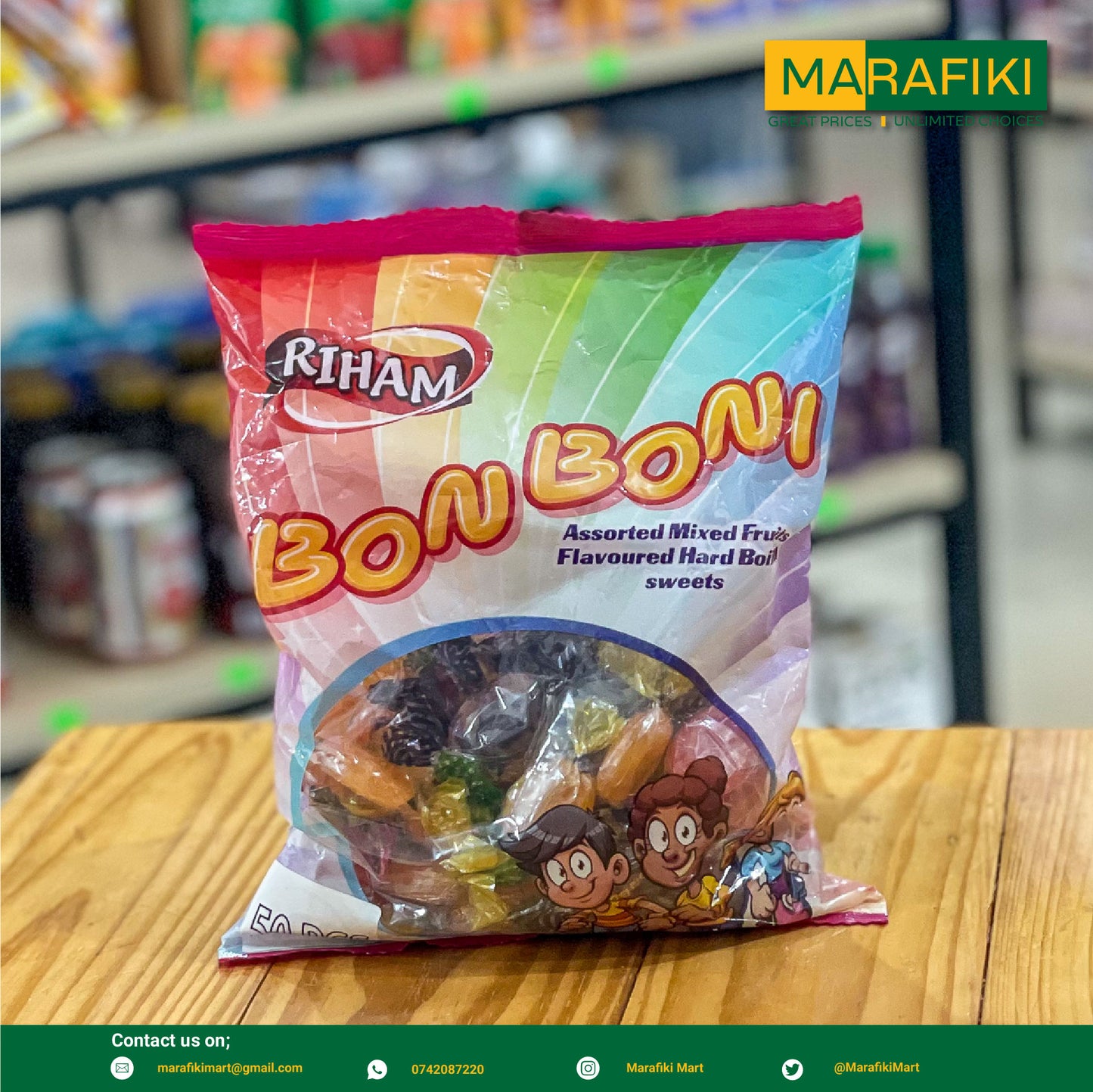 RIHAM BON BONI PACK 50PCS