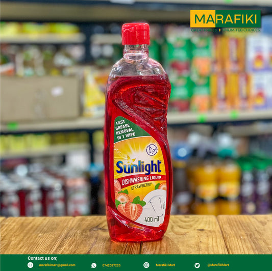 SUNLIGHT DWL STRAWBERRY 400ML