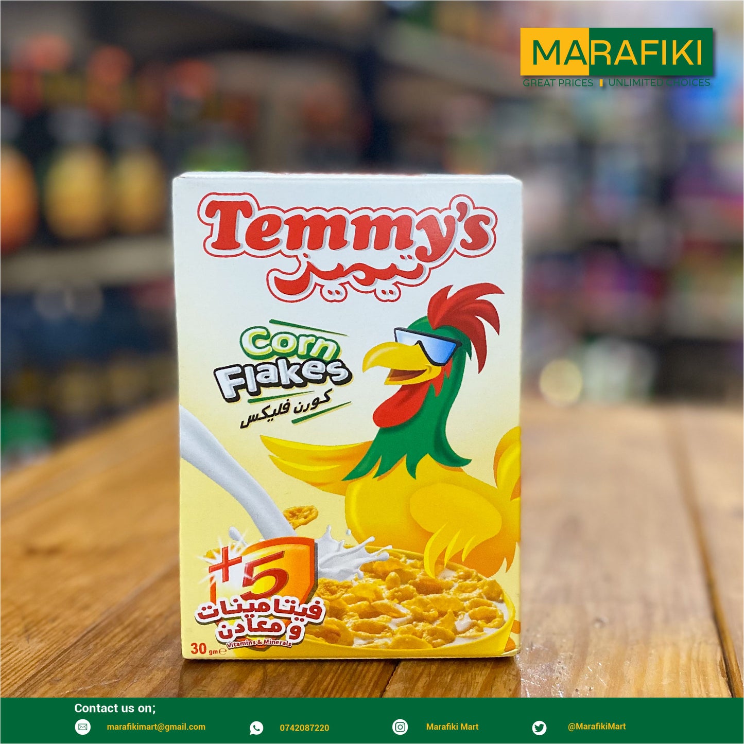 TEMMY'S CORNFLAKES 30G