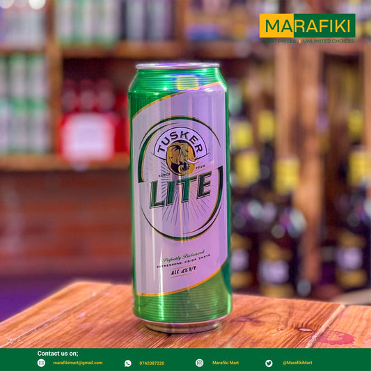 TUSKER LITE 500ML CAN