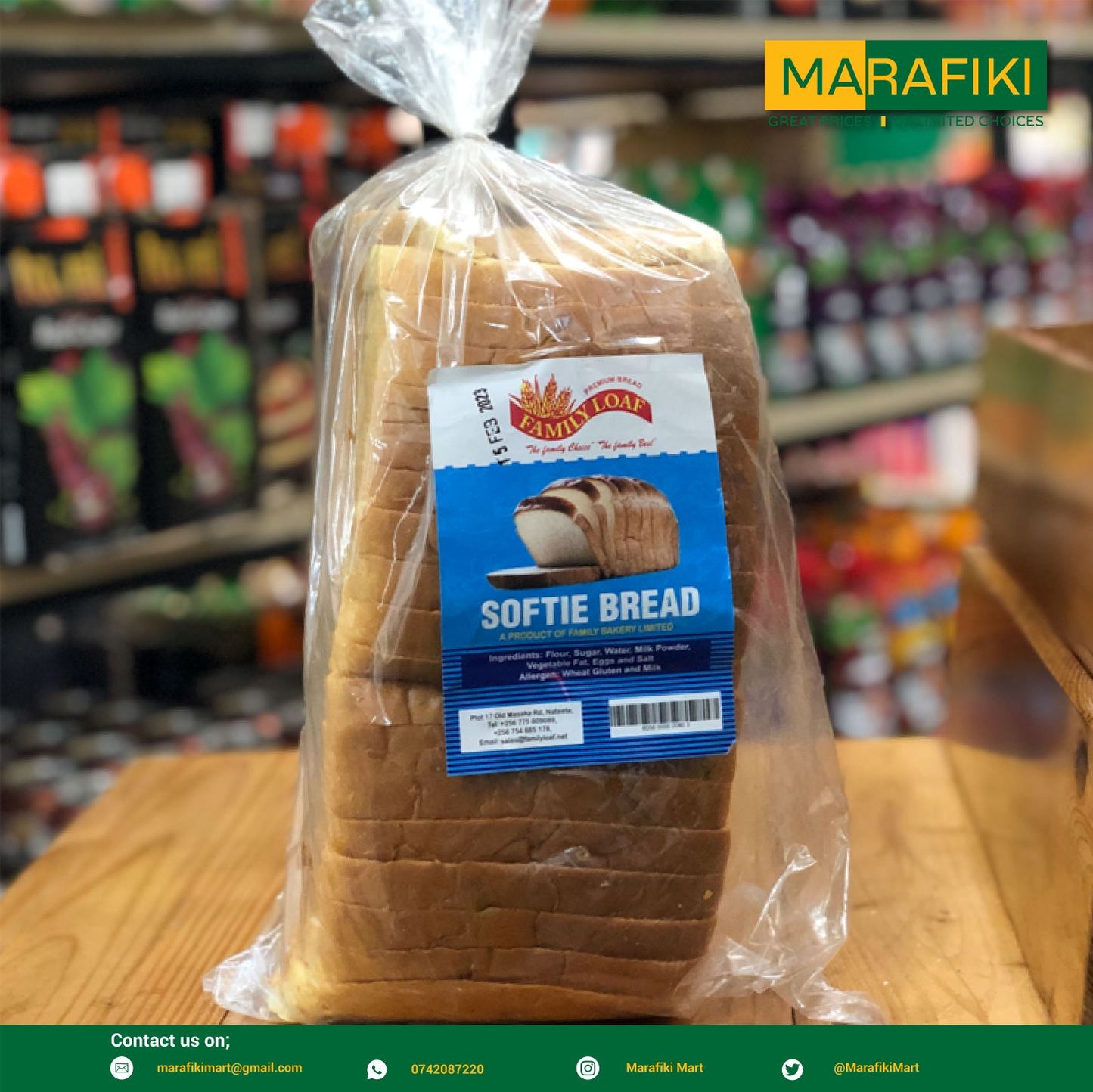 FAMILY SOFTIE BREAD 1KG