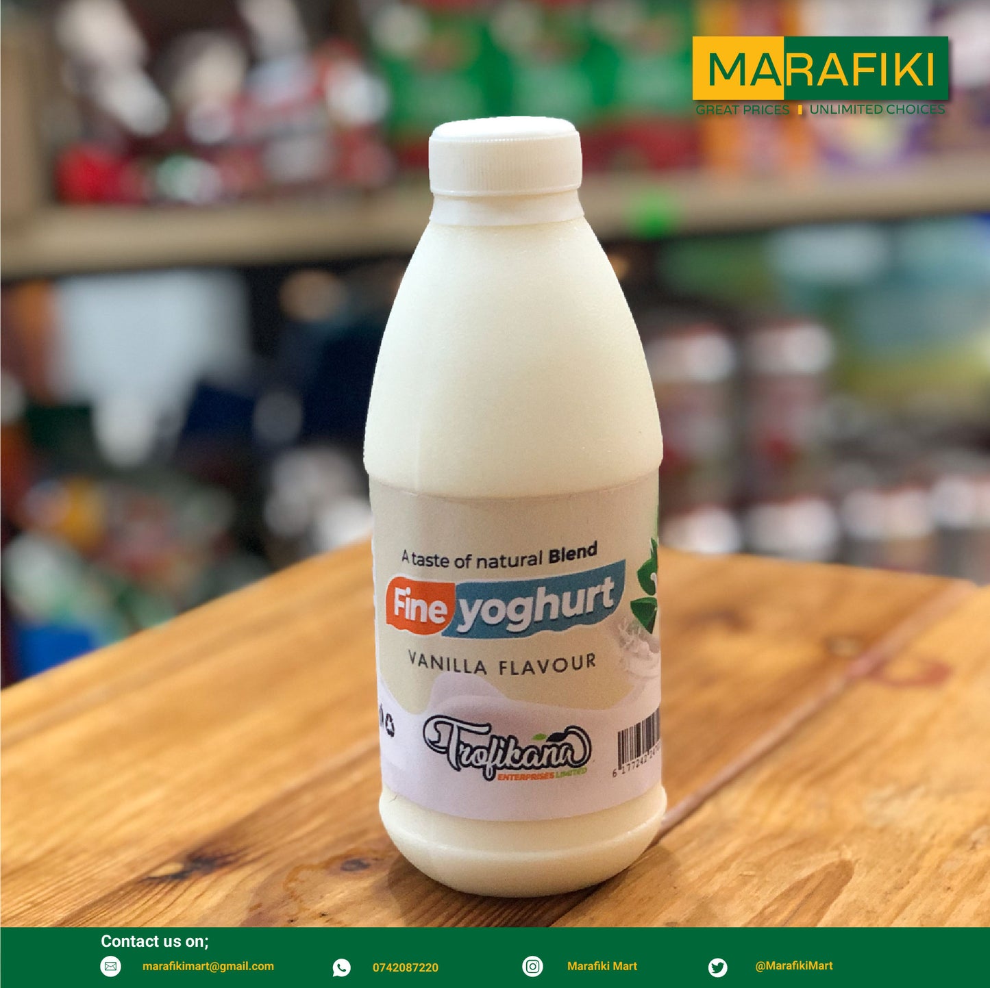 TROFIKANA VANILLA YOGURT 300ML