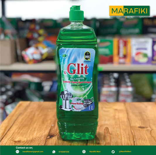 GLIT LEMON DISH WASH 1L