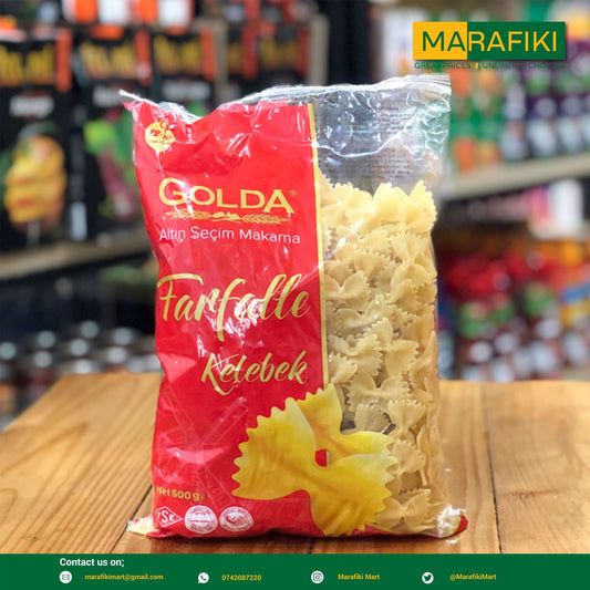 GOLDA MACARONI FARFELLE 500G