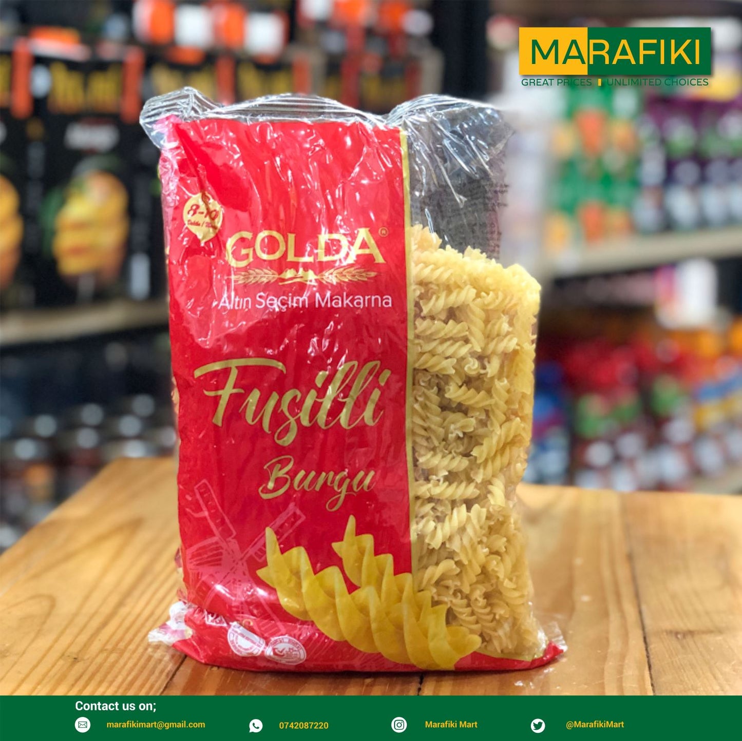 GOLDA MACARONI FUSULI 500G