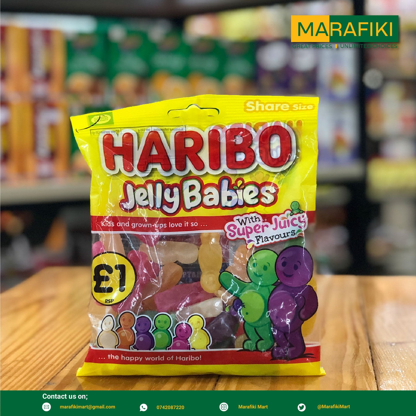 HARIBO JELLY BABIES 160G