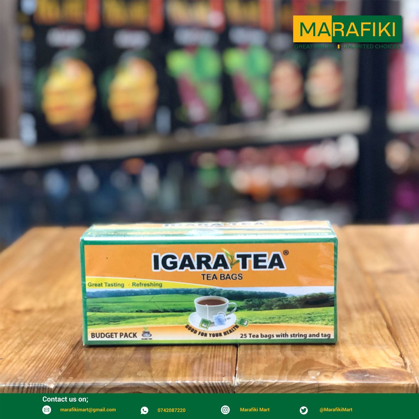 IGARA TEA BAGS 25PCS