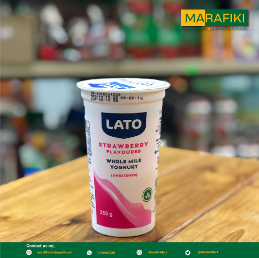 LATO YOGHURT CUP STRAWBERRY 250G