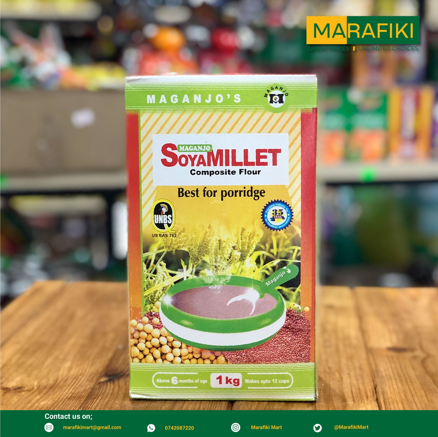 MAGANJO SOYA MILLET 1KG