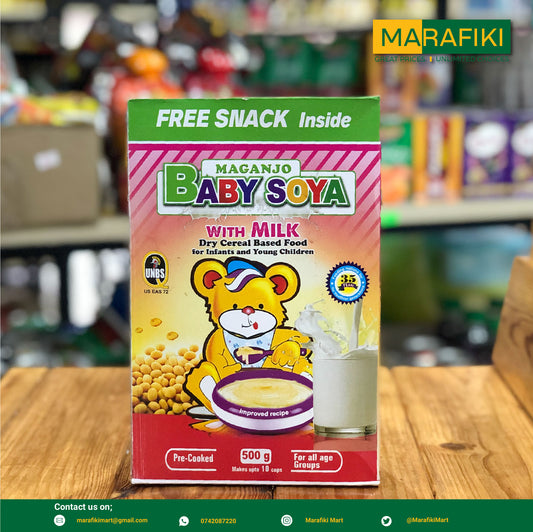 MAGANJO BABY SOYA WITH MILK 500G