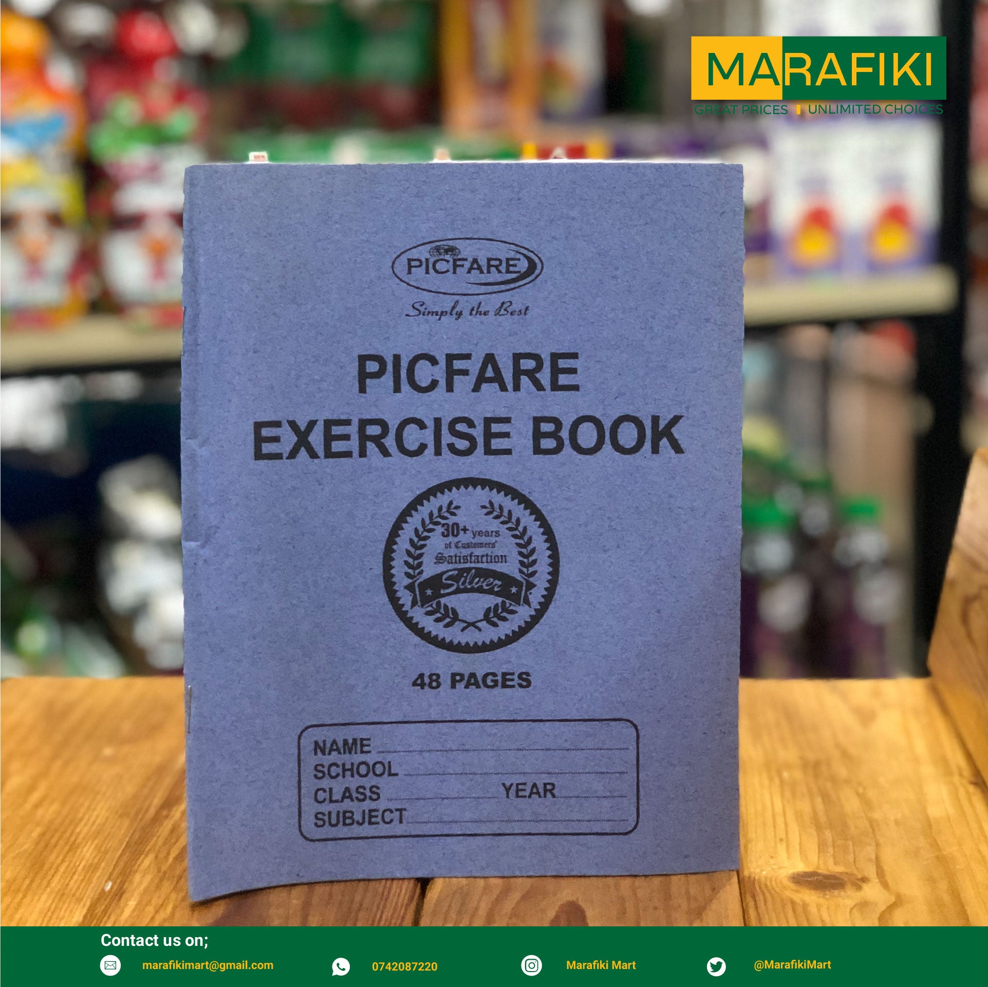 PICFARE EXE BOOK 48PGS – Marafiki Mart