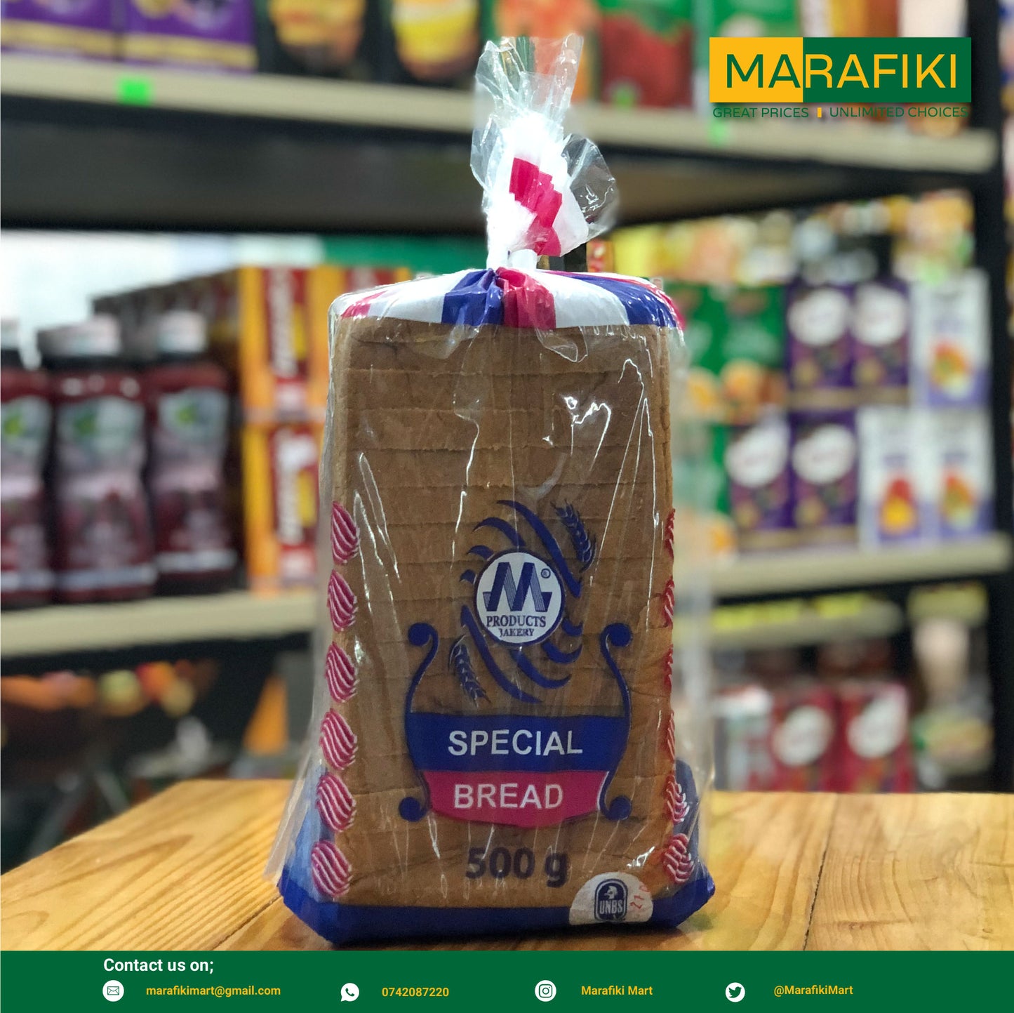 M SPECIAL BREAD 500G