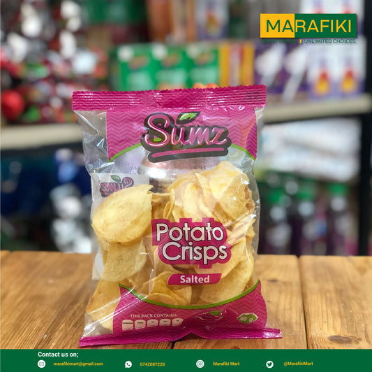 SUMZ POTATO CRISPS MEDIUM SALTED 40G