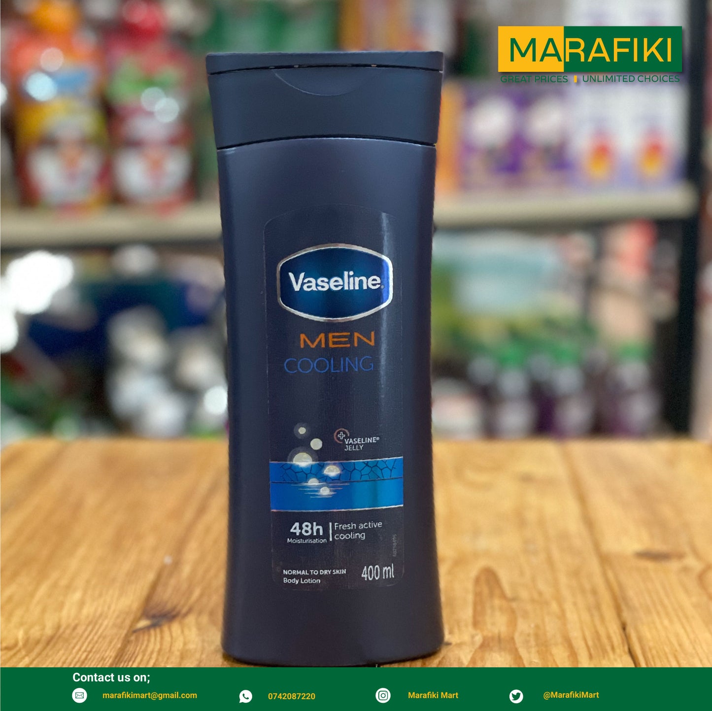 VASELINE LOTION MEN 400ML